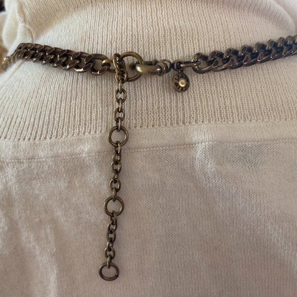 J Crew Statement Necklace with Smokey Stones - Picture 2 of 3